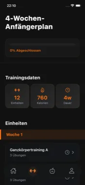 Workout Plans — mobile