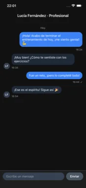 Mensajería — mobile
