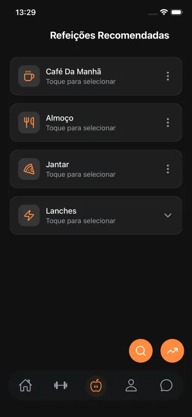 Planos Nutricionais — mobile