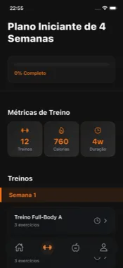 Planos de Treino — mobile