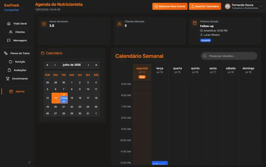 Gestão de Agenda