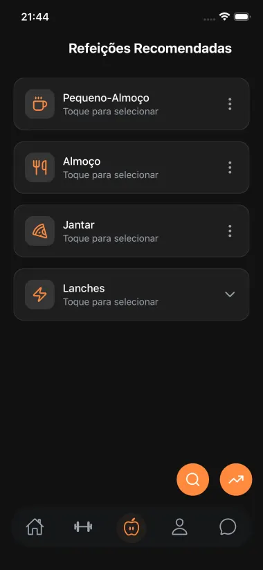 Planos Nutricionais — mobile