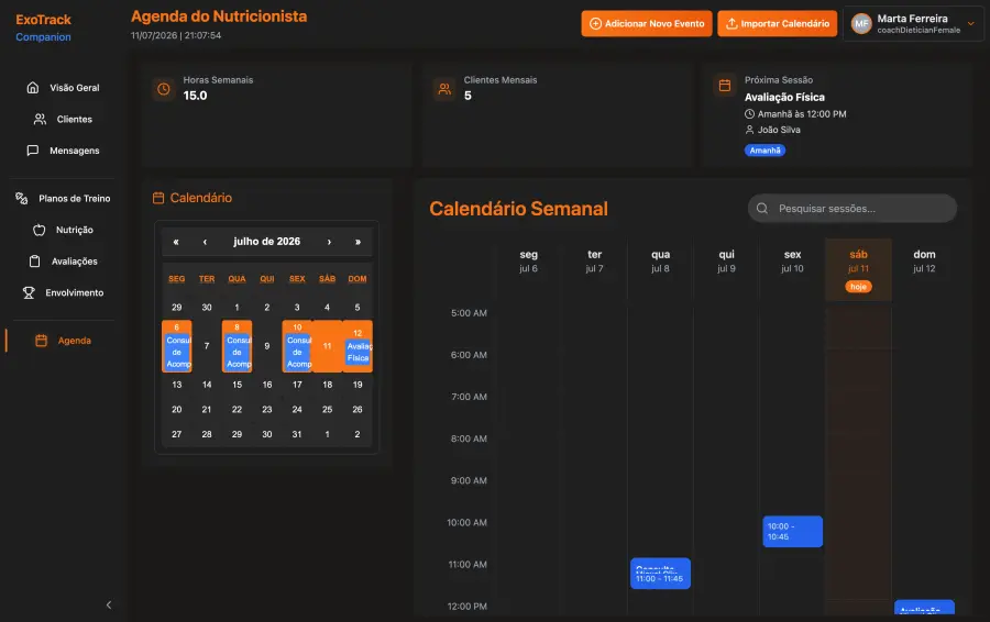 Gestão de Agenda